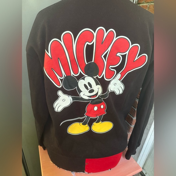 Disney Black Crewneck sweatshirt featuring Mickey and Friends - Picture 2 of 4